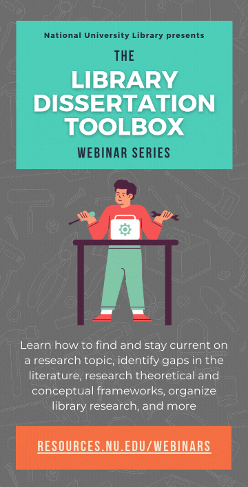 Ad for Library Dissertation Toolbox