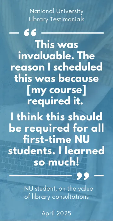 Library testimonial