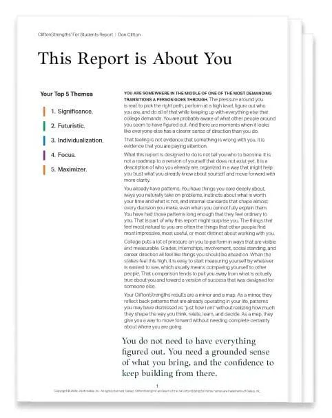 This Report is for Students sample report