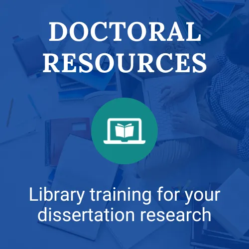 Library training for your dissertation research