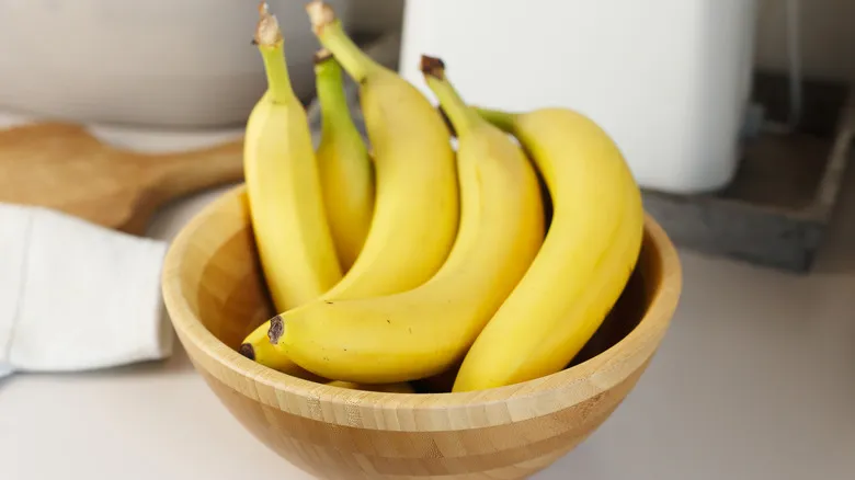 bowl of bananas in kitchen