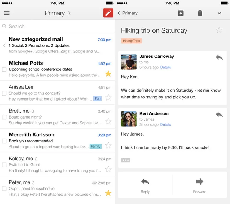 Gmail for iOS