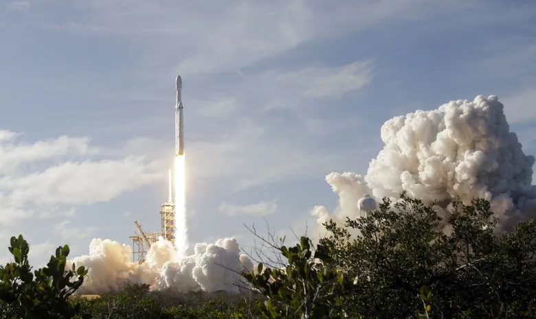 SpaceX New Rocket Launch, Cape Canaveral, USA - 06 Feb 2018