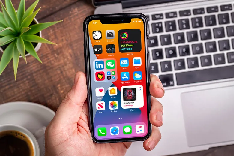 iPhone Running iOS 14