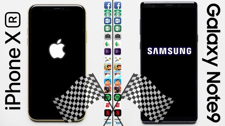 iPhone XR vs Galaxy Note 9