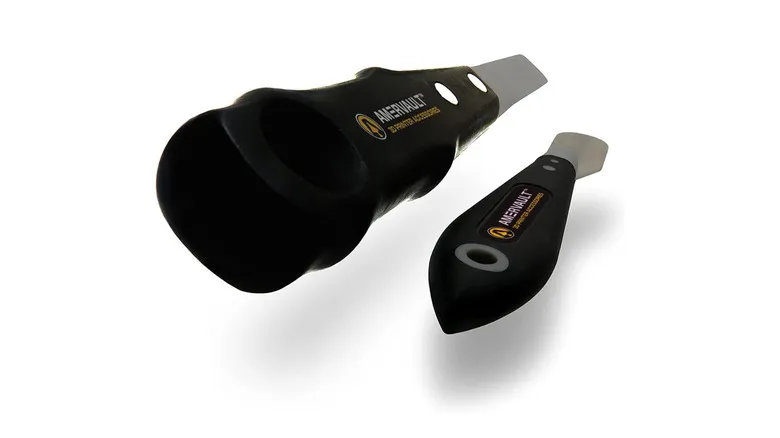 The Amervault 3D print removal toolkit against a white background