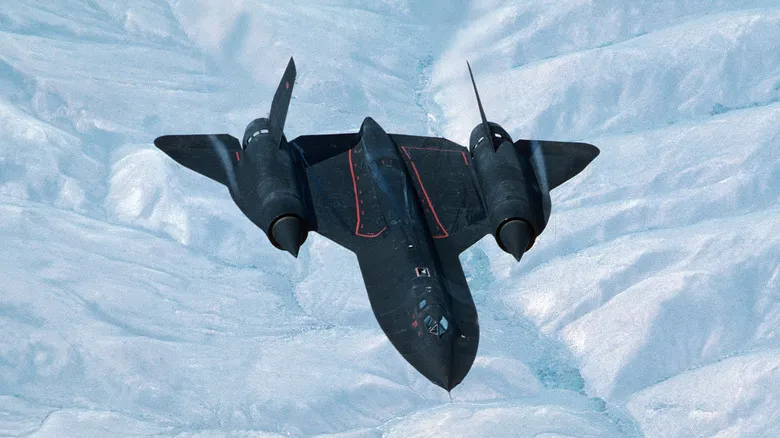 SR-71 Blackbird in flight